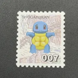 Squirtle Pokemon Stamp Card Shogakukan Nintendo Japanese TCG Vintage S110-8 - Image 3