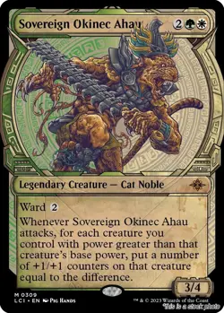 MTG Sovereign Okinec Ahau (Showcase) 309 The Lost Caverns of Ixalan NM Magic - Image 1