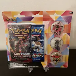 Pokemon TCG XY Evolutions Pack & Crimson Invasion With 3 Tapu Pin Collection New - Image 1