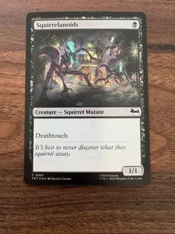 MTG Teenage Mutant Ninja Turtles Squirrelanoids Foil 0081 NM - Image 1