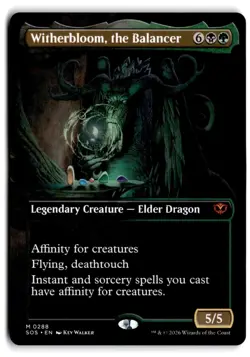 Witherbloom, the Balancer (Borderless) - NM - SOS Strixhaven #288 - MTG - Image 1