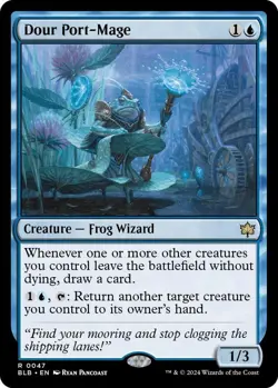 Dour Port-Mage 47 Rare Bloomburrow Near Mint - Image 1