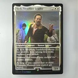 Rick, Steadfast Leader Secret Lair The Walking Dead Foil MTG SP/NM - Image 1