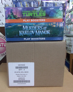 MTG LORWYN COMMANDER SET + MURDERS KARLOV + TEENAGE TURTLES PLAY BOXES - Image 1