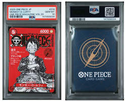 2025 ONE PIECE JAPANESE PROMOS MAGAZINE VOL.20 #014 MONKEY D. LUFFY PSA 10 - Image 3