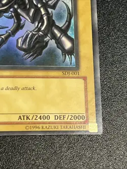 Yugioh Red-Eyes Black Dragon -SDJ-001 -1st Edition -Holo Ultra Rare LP - Image 4