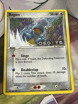 The Pokemon Company Bagon Holo Stamped EX Deoxys 32/107 Pokemon TCG Card HP - Image 1