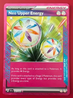 Neo Upper Energy 162/162 - Temporal Forces - Ace Spec - Pokemon Card - Image 1