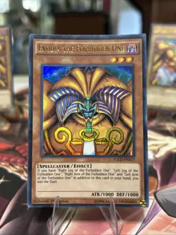 Yugioh! 5-Card Complete Exodia Set YGLD-ENA17-21 Ultra Rare 1st Edition LP - Image 1