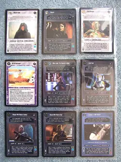 Star Wars CCG ENHANCED JABBA's PALACE - 12 card set Black Border Decipher 1999 - Image 1