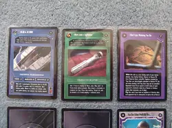 Star Wars CCG ENHANCED JABBA's PALACE - 12 card set Black Border Decipher 1999 - Image 2
