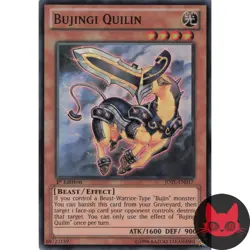 Yugioh Bujingi Quilin JOTL-EN017 Super Rare 1st Edition LP - Image 1