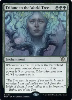 Tribute to the World Tree March of the Machine Magic MTG NM - Image 1
