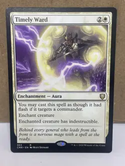 Timely Ward CMR-363 Rare NM MTG Commander Legends - Image 1