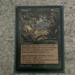 Aluren MP MTG Magic the Gathering Tempest Reserved List - Image 1