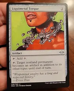 MTG Magic Liquimetal Torque 228 Modern Horizons 2 Regular NM - Image 1