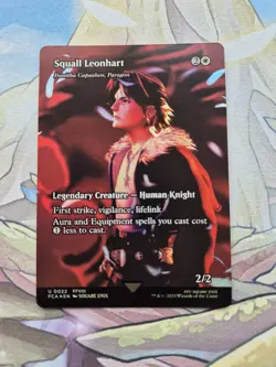 Squall Leonhart - 0022 - Magic: Final Fantasy MTG - Borderless - FOIL - Showcase - Image 1