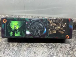 vintage 1996 magic the gathering black storage box #ML - Image 1