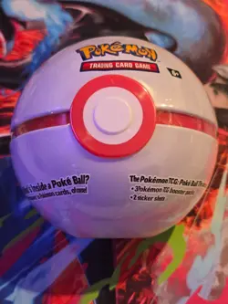 Pokemon TCG PokeBall Tin Brand New Factory Sealed [Premier PokeBall] - Image 2