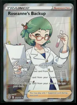 Roseanne's Backup 172/172 Ultra Rare Brilliant Stars Pokemon NM/M - Image 1