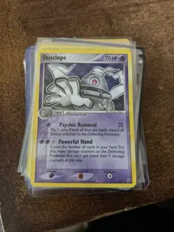 Pokemon TCG Dusclops EX Deoxys Holo Rare Card 7/107 - Image 1