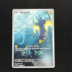 Pokemon TCG Wattrel Scarlet & Violet Twilight Masquerade Holo Card 178/167 - Image 1