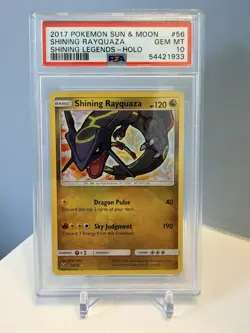 Pokemon Shining Rayquaza Shining Legends Holo Rare #56 PSA 10 Gem Mint - Image 1