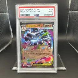 2025 Pokemon Phantasmal Flames Mega Charizard #013 EN Graded PSA 9 - Image 1