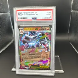 2025 Pokemon Phantasmal Flames Mega Charizard #013 EN Graded PSA 9 - Image 5