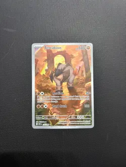 Terrakion 135/086 Sv: White Flare Holo Illustration Rare Pokemon TCG NM - Image 1