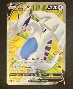 Lugia V 185/195 - Ultra Rare Full Art - Pokemon Silver Tempest - NM - Image 1