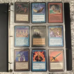 Magic: The Gathering Lot 300+ Cards NM/LP 18 Binder Pages MTG Cards - Image 1