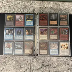 Magic: The Gathering Lot 300+ Cards NM/LP 18 Binder Pages MTG Cards - Image 2