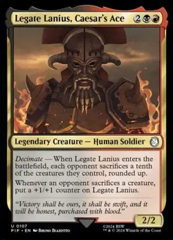 MTG Universes Beyond: Fallout - Legate Lanius, Caesar's Ace - Image 1