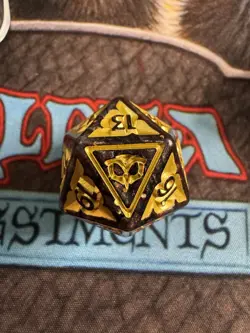 Mtg Secrets of Strixhaven Oversized D20 SPINDOWN Dice Codex Bundle Life Counter - Image 1