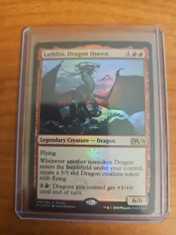 Lathliss, Dragon Queen #149 (Foil) (LP) Core Set 2019 M19 Magic MTG - Image 1