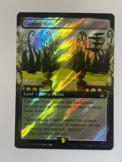 MTG | Canopy Vista (Extended) [Doctor Who] ✨Surge FOIL✨ - Image 1