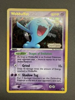 Wobbuffet Reverse Holo Rare (28/92) ex Legend Maker Pokemon Card - Image 1