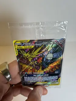 Moltres Zapdos Articuno GX Hidden Fates Pokemon Black Star Promo SM210 - SEALED - Image 4