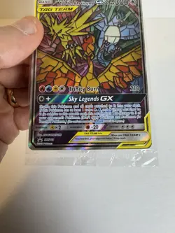 Moltres Zapdos Articuno GX Hidden Fates Pokemon Black Star Promo SM210 - SEALED - Image 5