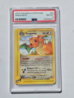 Pokemon Dragonite - 43/165 - PSA 8 - Image 1