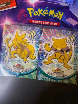 pokemon topps chrome Abra + Kadabra - Image 1