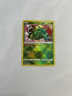 Radiant Venusaur 004/078 Pokemon GO Holo NM - Image 1