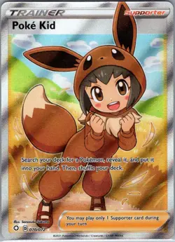 Poke Kid (Full Art) 070/072 Shining Fates - Pokemon Card - NM - Image 1