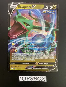 Carte Pokemon Rayquaza V 110/203 / Bloc EB Evolutions Celeste EB7 / NEUF FR - Image 2