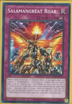 3x YUGIOH 1ST ED LD10-EN017 SALAMANGREAT ROAR COMMON NEAR MINT (NM) - Image 1