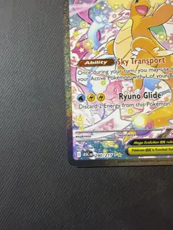 Pokemon Mega Dragonite EX #290/217 SIR Ascended Heroes Pack DMG - Image 4