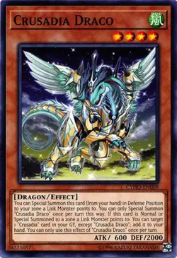 3x Yugioh CYHO-EN009 Crusadia Draco Common NM - Image 1