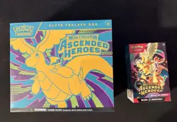 Pokemon TCG Ascended Heroes Combo. ETB + Booster Bundle. New Sealed - Image 1