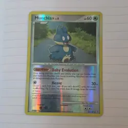 Pokemon Munchlax Diamond and Pearl 33/130 Reverse Holo Rare Basic 60 HP 2007 - Image 1
